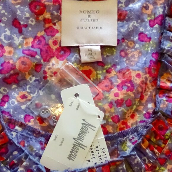 NWT Romeo & Juliette Couture Floral Sleeveless Top - Picture 5 of 10